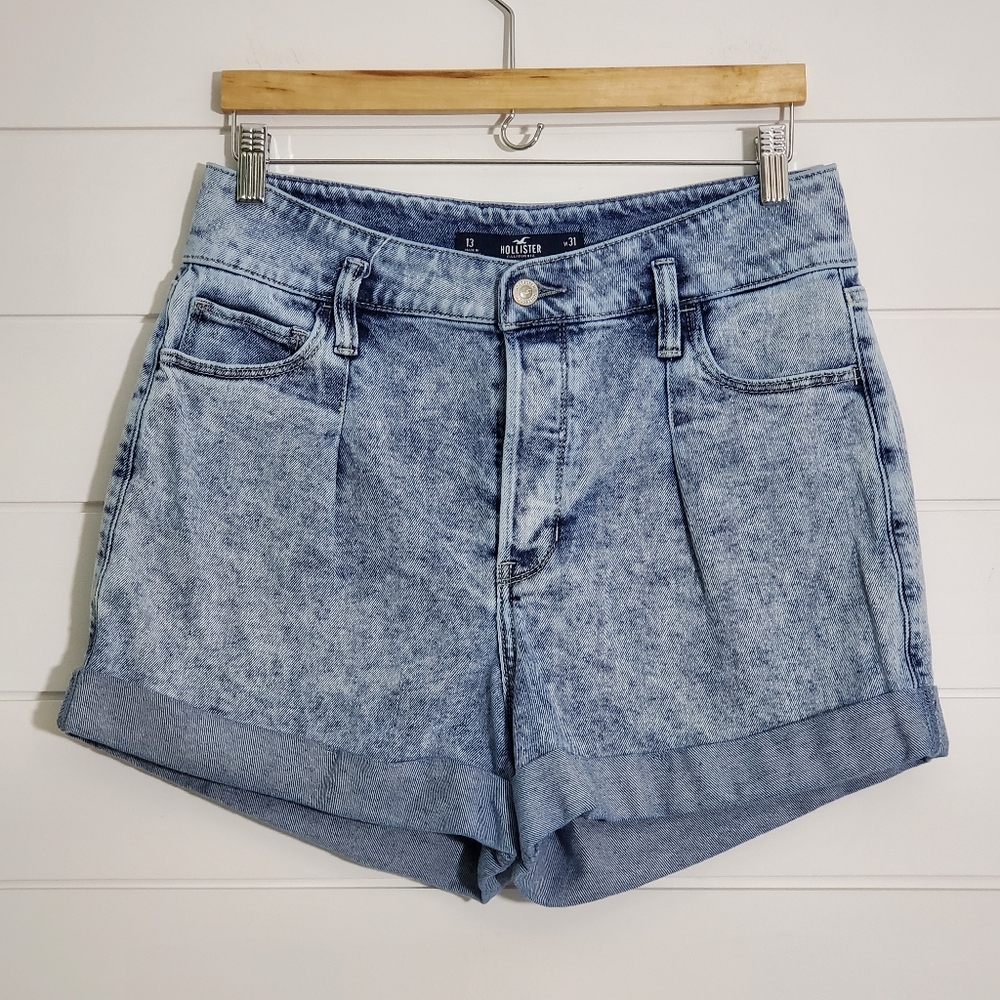 Hollister California Ultra High-Rise Mom‎ Shorts 3" vintage Stretch Size 13/31